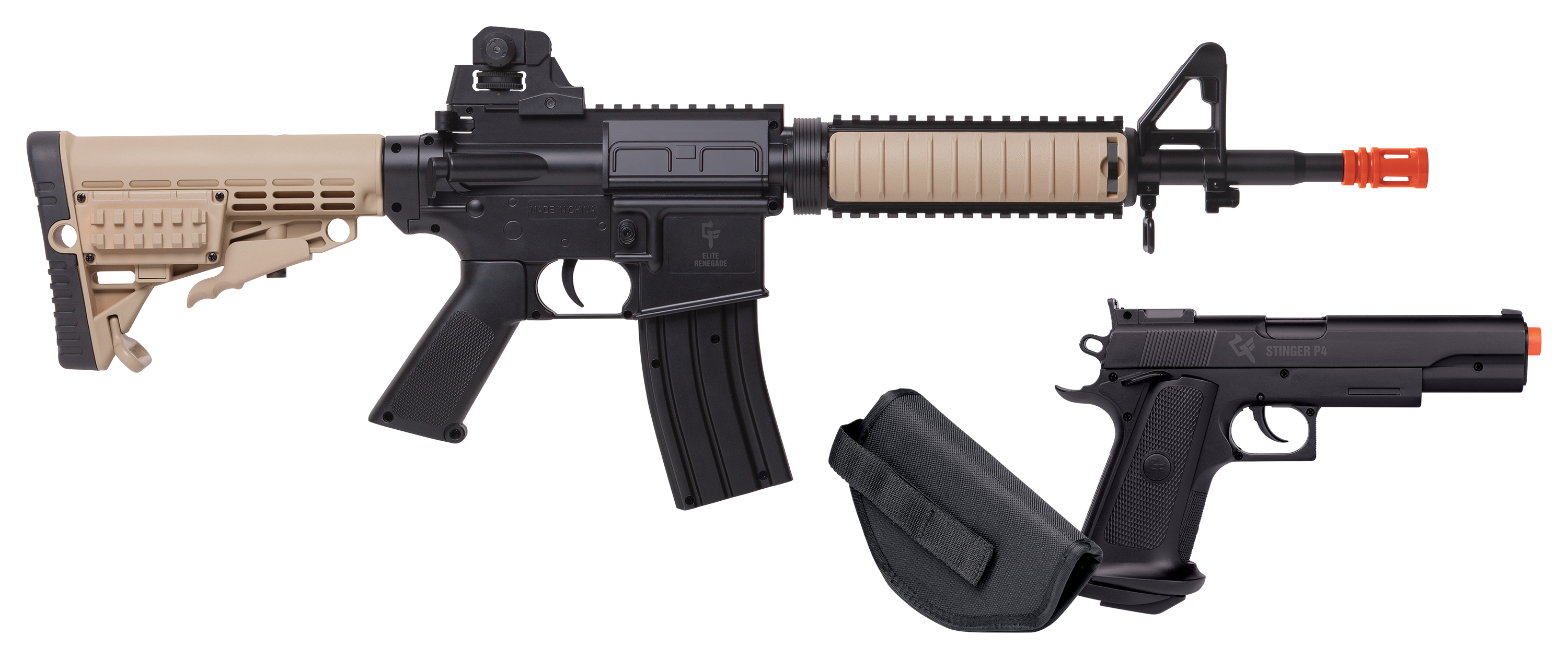 Game Face Warrior Protection SpringPowered Airsoft Rifle and Pistol